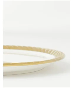 Budget ✔️ Heritage Gold Rope Side Plate White ⌛ -Dining Sales Store 799335730 3 720x928