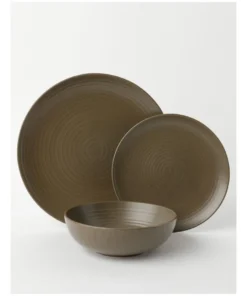 Budget ❤️ Vue Desert Bloom 12pc Dinner Set Olive 🔔 -Dining Sales Store 799339870 1 720x928