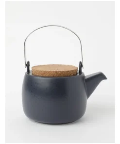 Best Sale ❤️ Vue Desert Bloom Tea Pot Midnight Blue ⌛
