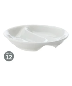 Best reviews of ✨ Maxwell & Williams White Basics Round Divided Sauce 10cm Set of 12 ❤️