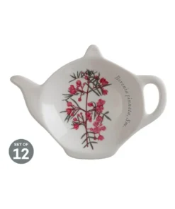 Brand new ❤️ Maxwell & Williams Royal Botanic Gardens Tea Bag Tidy Boronia Set of 12 ✔️