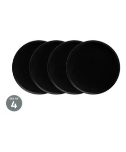 Flash Sale 💯 Maxwell & Williams Caviar High Rim Plate 24.5cm Black Set of 4 💯