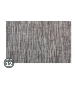 Best Sale 😍 Maxwell & Williams Placemat Lurex 45x30cm Grey Stripe Set of 12 ⭐