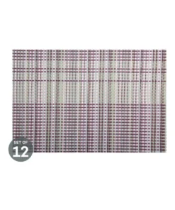 Coupon ❤️ Maxwell & Williams Placemat 45x30cm Woven Aubergine Set of 12 😀