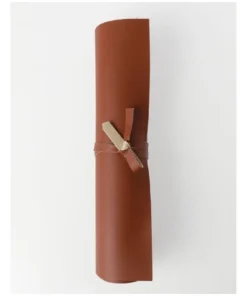 Outlet 🎁 Vue Leather Look Table Runner - Brick 🎉 -Dining Sales Store 802025110 4 720x928