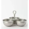 New 🔥 Heritage Pewter Trio Serving Bowls ⭐