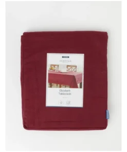 Cheapest ⭐ Heritage Elizabeth Hemstitch Tablecloth Berry 🧨 -Dining Sales Store 802173700 3 720x928