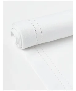 Best deal 🔔 Heritage Elizabeth Hemstitch Table Runner in White 👏 -Dining Sales Store 802174150 3 720x928