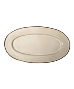 Top 10 ❤️ Jamie Oliver Flat Rim Reactive Large Serving Platter - Taupe ✔️