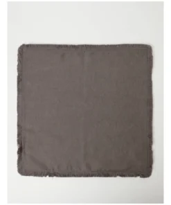 Cheap 🤩 Australian House & Garden Fringed Linen Napkin Set of 4 Dark Stone 🤩 -Dining Sales Store 804349720 2 720x928