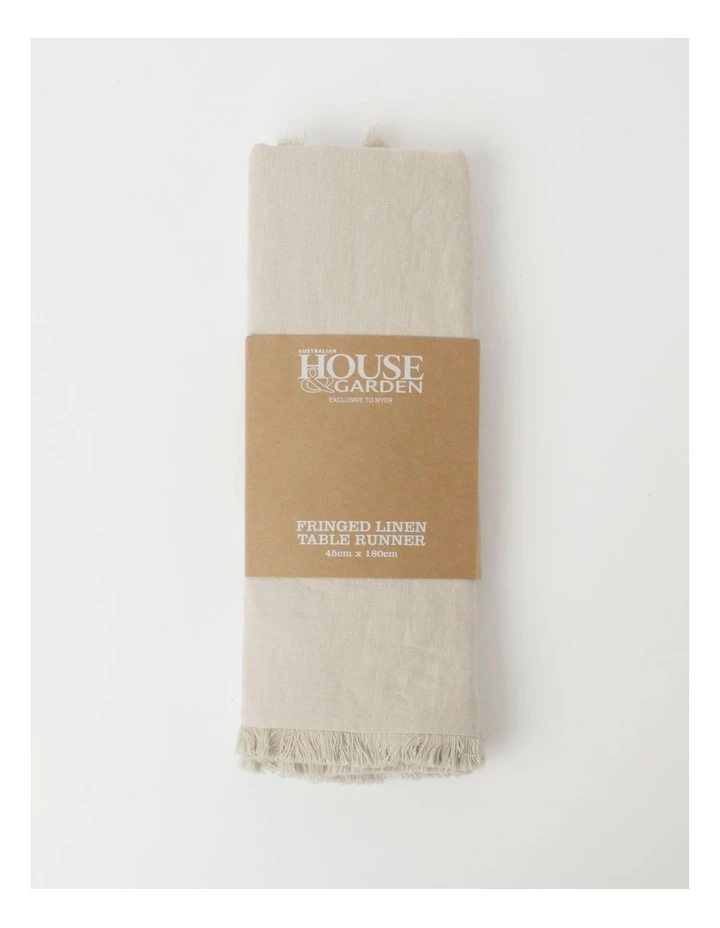 Buy π₯ Australian House & Garden Fringed Linen Table Runner Natural βοΈ 1 Buy π₯ Australian House & Garden Fringed Linen Table Runner Natural βοΈ
