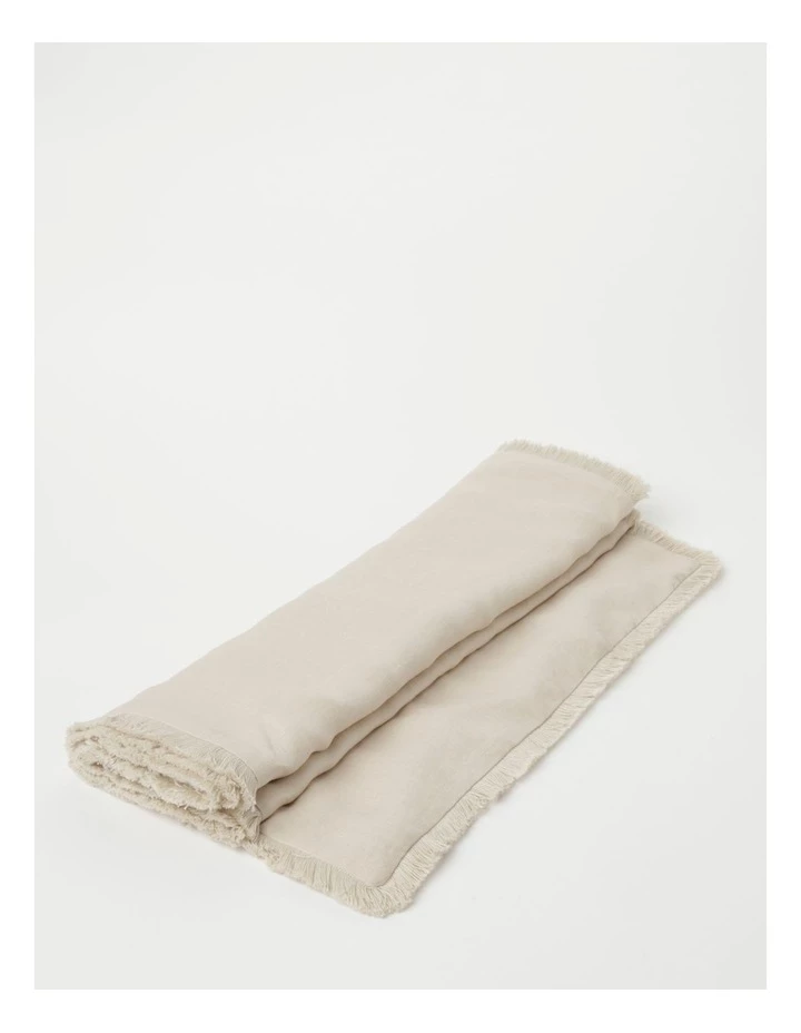 Buy π₯ Australian House & Garden Fringed Linen Table Runner Natural βοΈ 2 Buy π₯ Australian House & Garden Fringed Linen Table Runner Natural βοΈ - Image 2