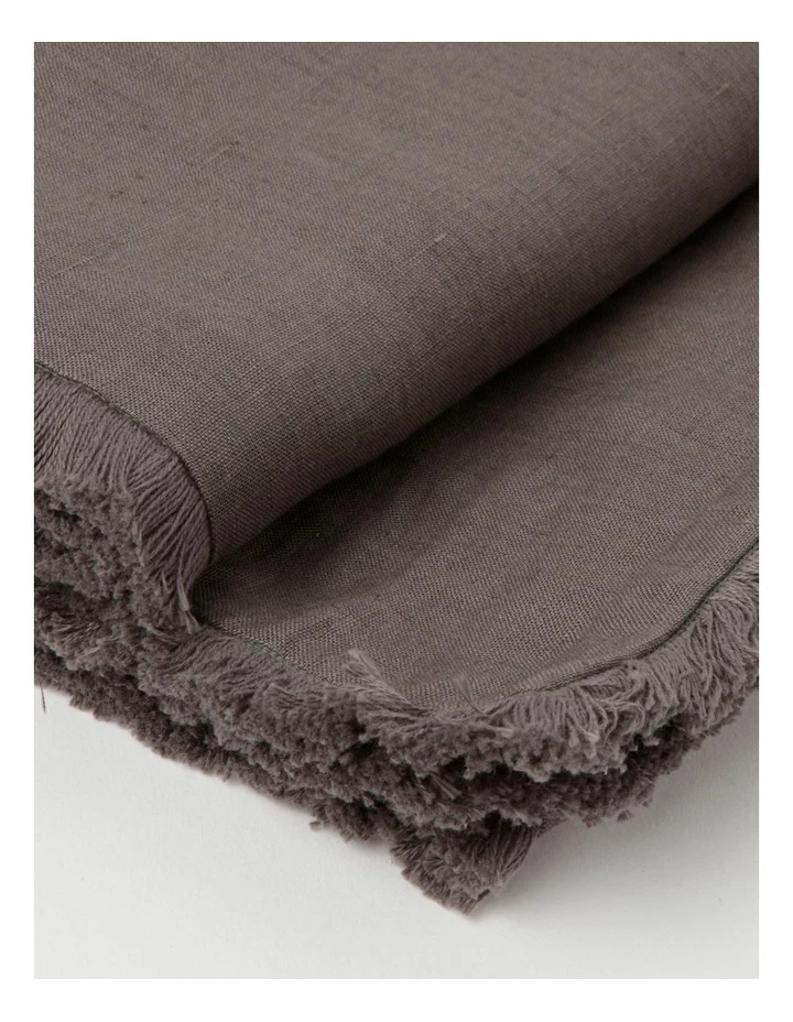 Budget ⌛ Australian House & Garden Fringed Linen Table Runner 45x180cm Dark Stone ❤️ 1 Budget ⌛ Australian House & Garden Fringed Linen Table Runner 45x180cm Dark Stone ❤️