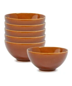 Best deal โญ Salt&Pepper OSAKA Bowl - 17cm - Amber - Set of 6 ๐