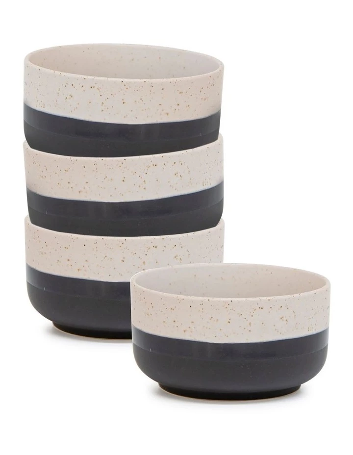 Buy ✨ Salt&Pepper OSAKA Bowl - 12cm - Black - Set of 4 ❤️ 1 Buy ✨ Salt&Pepper OSAKA Bowl - 12cm - Black - Set of 4 ❤️