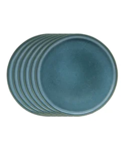 Promo 😀 Salt&Pepper Hue Side Plate - Sage - Set of 6 - 20cm 😍
