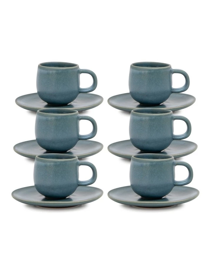 Discount π₯ Salt&Pepper Hue Espresso Cup & Saucer - 85ml - Sage - Set of 6 β€οΈ 1 Discount π₯ Salt&Pepper Hue Espresso Cup & Saucer - 85ml - Sage - Set of 6 β€οΈ