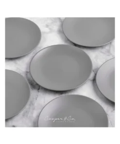 Best reviews of 🧨 Cooper & Co 21cm Annisa Side Plate Set Of 6 Grey 🌟 -Dining Sales Store 810175420 4 720x928