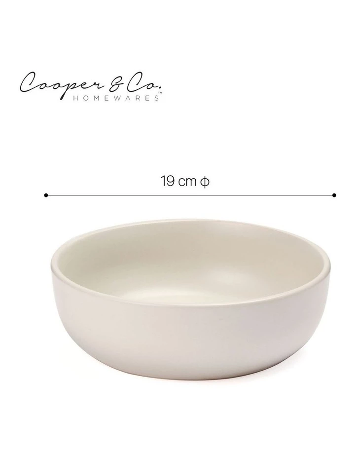 Promo ๐ Cooper & Co 18cm Annisa Bowl Set Of 6 Ivory โ 3 Promo ๐ Cooper & Co 18cm Annisa Bowl Set Of 6 Ivory โ - Image 3