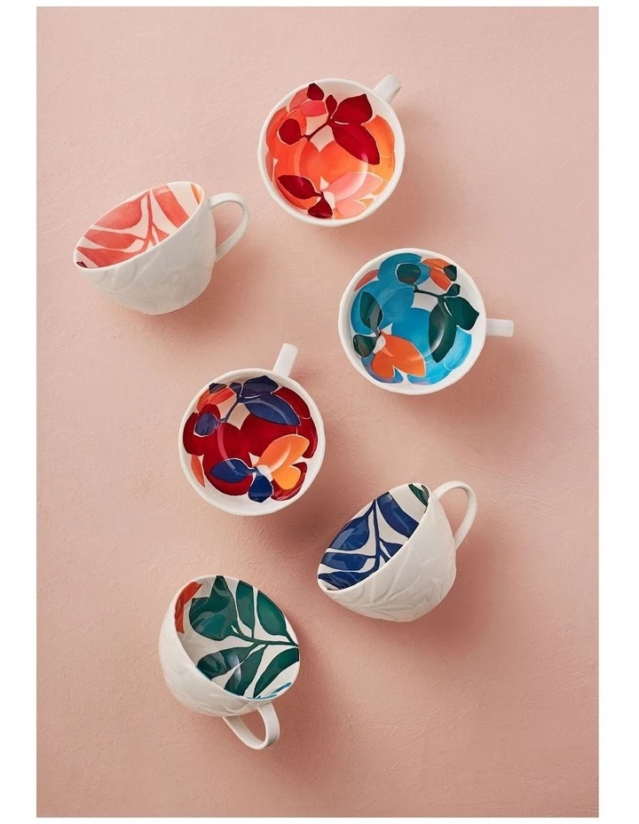 Discount 😀 Maxwell & Williams Andalusia Leaf 540ml Jumbo Mug Apricot ✨ 4 Discount 😀 Maxwell & Williams Andalusia Leaf 540ml Jumbo Mug Apricot ✨ - Image 4