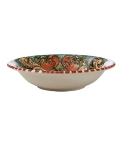 New 👍 Maxwell & Williams Ceramica Salerno 21cm Pasta Bowl Pomegranates Print ❤️
