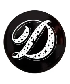 New 😉 Maxwell & Williams The Letterettes Ceramic 10.5cm D Gift Boxed Round Coaster Black ⭐