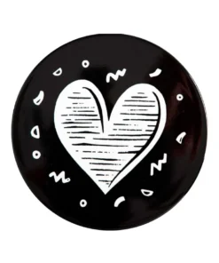 Best deal ✔️ Maxwell & Williams The Letterettes Ceramic 10.5cm Heart Gift Boxed Round Coaster Black 🔥