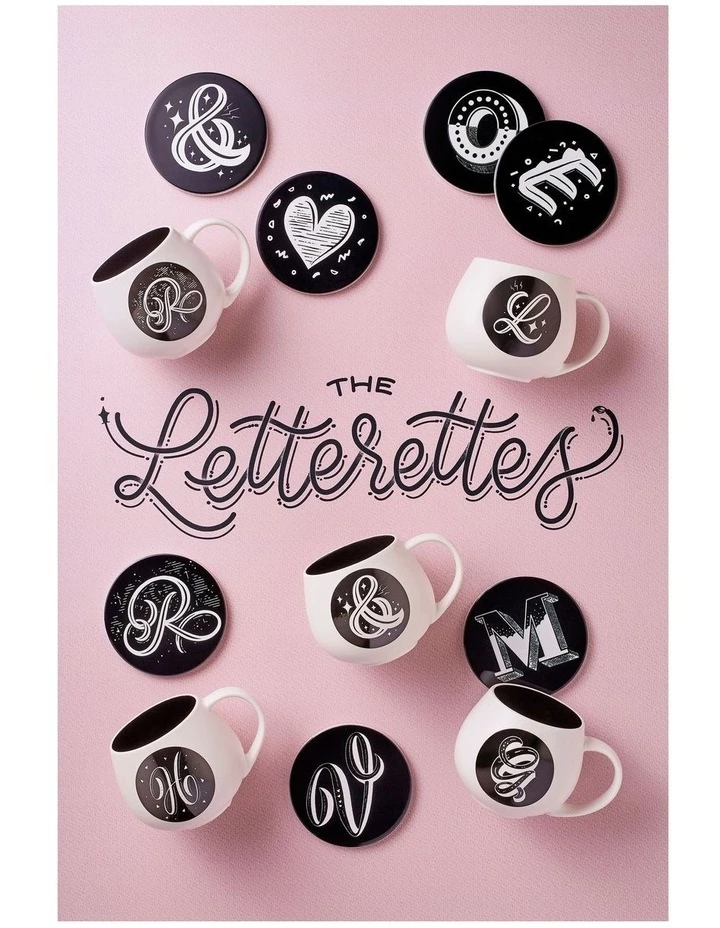 Top 10 π€© Maxwell & Williams The Letterettes Ceramic 10.5cm S Gift Boxed Round Coaster Black β 2 Top 10 π€© Maxwell & Williams The Letterettes Ceramic 10.5cm S Gift Boxed Round Coaster Black β - Image 2