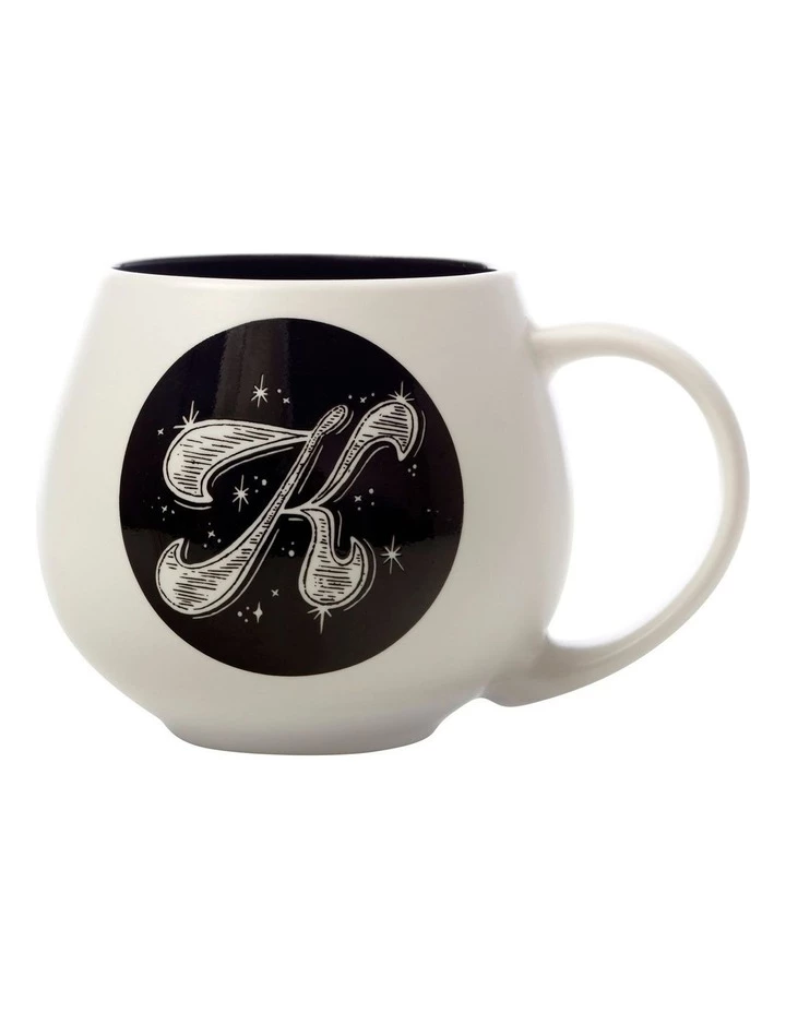 Promo ❤️ Maxwell & Williams The Letterettes 450ml K Snug Mug Gift Boxed White ⌛ 1 Promo ❤️ Maxwell & Williams The Letterettes 450ml K Snug Mug Gift Boxed White ⌛