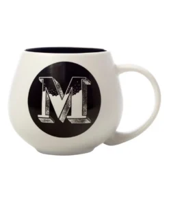 Budget π₯° Maxwell & Williams The Letterettes 450ml M Snug Mug Gift Boxed White π