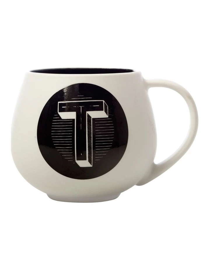 Cheap ⌛ Maxwell & Williams The Letterettes 450ml T Snug Mug Gift Boxed White ✨ 1 Cheap ⌛ Maxwell & Williams The Letterettes 450ml T Snug Mug Gift Boxed White ✨