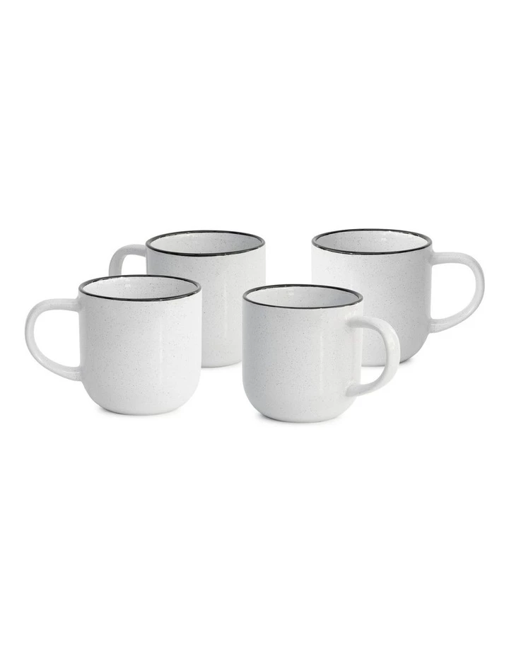 Brand new ⭐ Salt&Pepper Hana Set of 4 350ml Bistro Mug White ❤️ 1 Brand new ⭐ Salt&Pepper Hana Set of 4 350ml Bistro Mug White ❤️