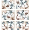 Deals ⌛ Cinnamon Ocean Frangipani Placemats Set of 6 ⭐
