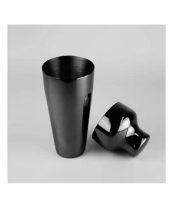 Brand new 😀 Uber Bar Tools Shaker & Jigger Set Platinum Black 😍 -Dining Sales Store 817045210 3 720x928