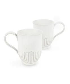 Hot Sale 😀 Robert Gordon White Crafted 400ml Mug Set 2 🤩