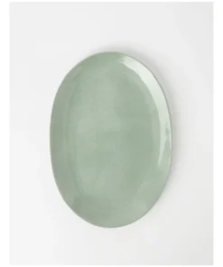 Outlet ✔️ Australian House & Garden Esperance Oval Platter Eucalyptus Reactive 🔥