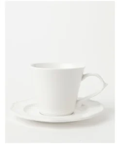 Discount 🧨 Heritage Scalloped Cup & Saucer White 🎉