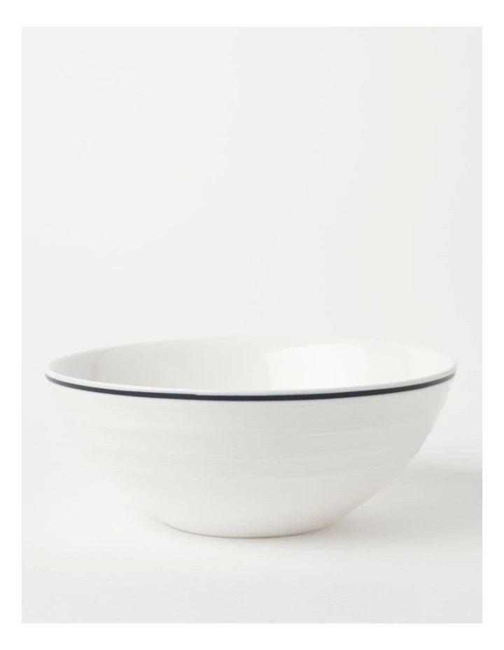 Best deal 🤩 Heritage Ribbed 12pc Dinner Set with Blue Rim 🧨 2 Best deal 🤩 Heritage Ribbed 12pc Dinner Set with Blue Rim 🧨 - Image 2