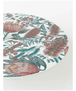 Best Pirce 🛒 Heritage Australian Floral Footed Cake Stand 🛒 -Dining Sales Store 826734340 3 720x928