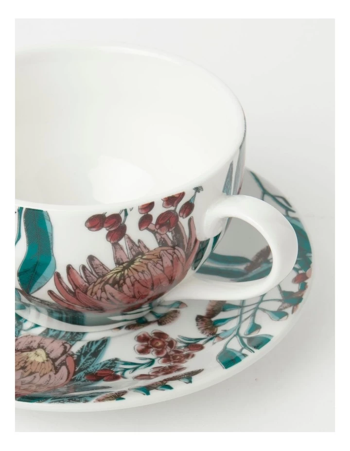 Promo ⌛ Heritage Australian Floral Tea Cup & Saucer Small Floral Print 👏 4 Promo ⌛ Heritage Australian Floral Tea Cup & Saucer Small Floral Print 👏 - Image 4