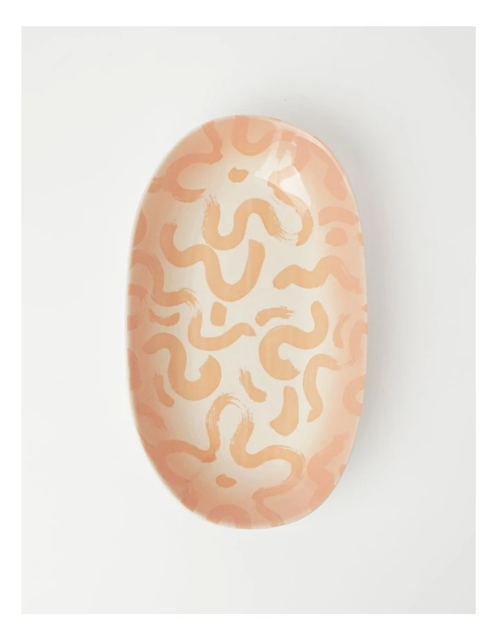 Brand new ⌛ Vue Swirl Oval Platter Large Pink ✨ 1 Brand new ⌛ Vue Swirl Oval Platter Large Pink ✨