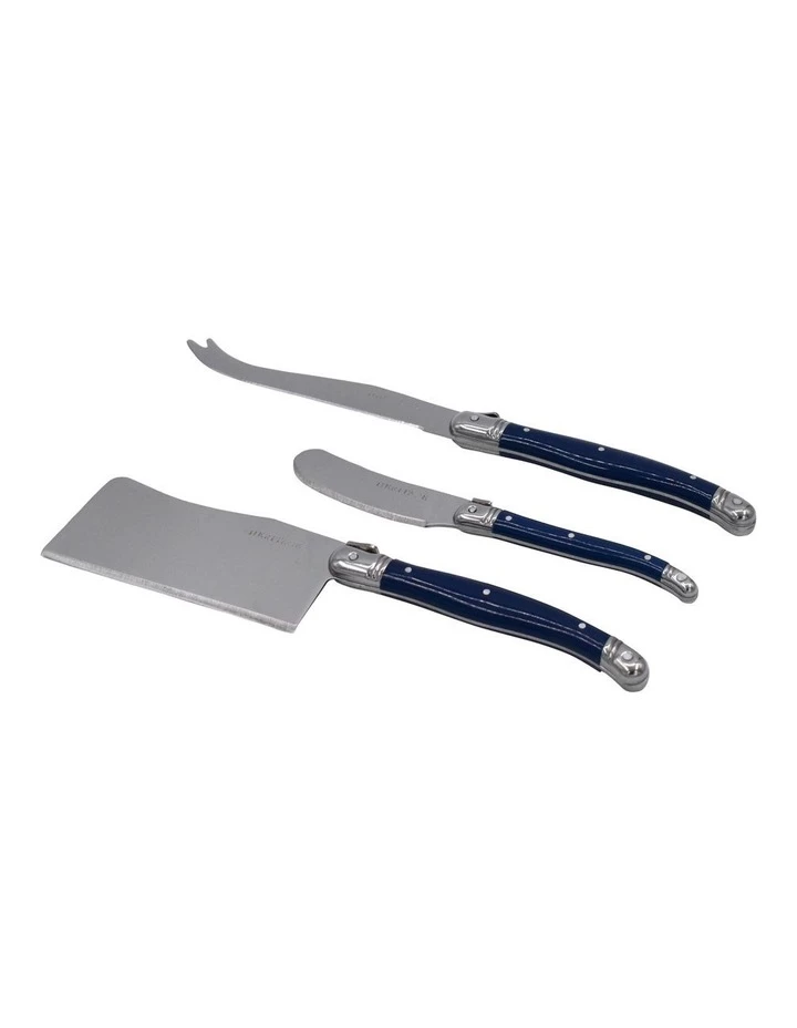 Best reviews of ❤️ Heritage Laguiole Sophistique 3 Pce Cheese Knife Set - Blue ✨ 2 Best reviews of ❤️ Heritage Laguiole Sophistique 3 Pce Cheese Knife Set - Blue ✨ - Image 2