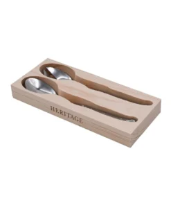 Outlet 😀 Heritage Laguiole Sophistique 2 pce Salad Serving Set - Gold 🛒