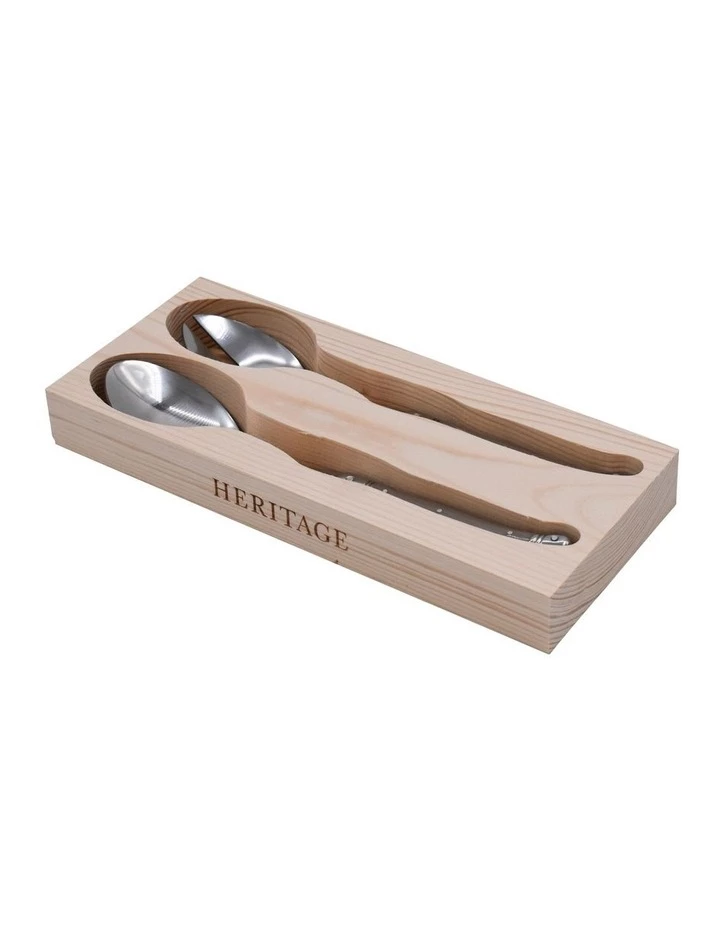 Outlet ๐ Heritage Laguiole Sophistique 2 pce Salad Serving Set - Gold ๐ 1 Outlet ๐ Heritage Laguiole Sophistique 2 pce Salad Serving Set - Gold ๐