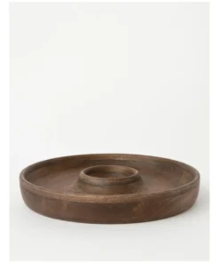 Cheapest 🔔 Heritage Walnut Look Chip and Dip Tray 35cm x 5cm 👏