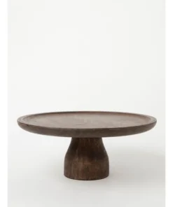 Best Pirce 🎉 Heritage Walnut Look Cake Stand 😀