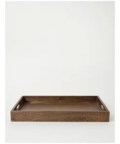 Best deal 🌟 Heritage Walnut Look Serving Tray 45x30x5cm ⌛