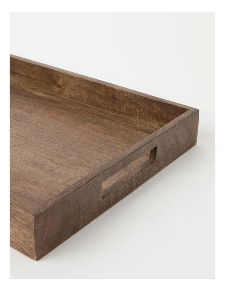 Best deal π Heritage Walnut Look Serving Tray 45x30x5cm β 3 Best deal π Heritage Walnut Look Serving Tray 45x30x5cm β - Image 3
