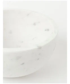 Buy 🧨 Heritage White Marble Bowl - 20x10cm 🥰 -Dining Sales Store 826996780 4 720x928