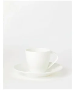 Best deal 🤩 Vue Studio Tea Cup & Saucer Plain White 💯